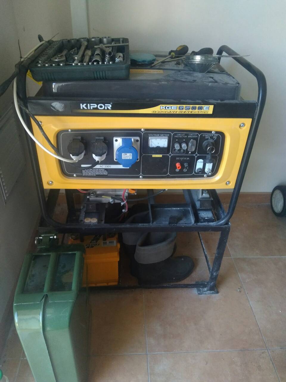 Сервисное обслуживание генератора Kipor KGE6500E